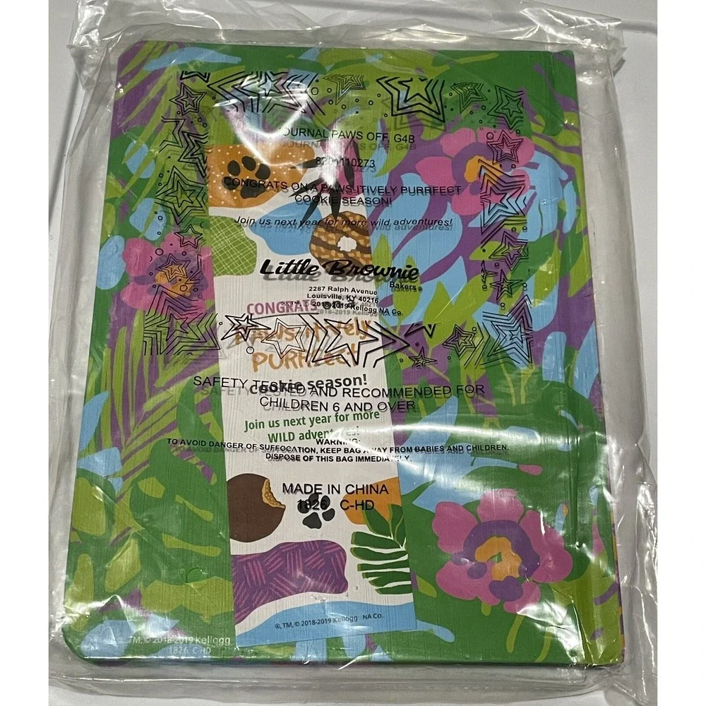 Little Brownie Bakers Paws Off Hardcover Journal 2018 Girl Scouts‎ Cookie Reward